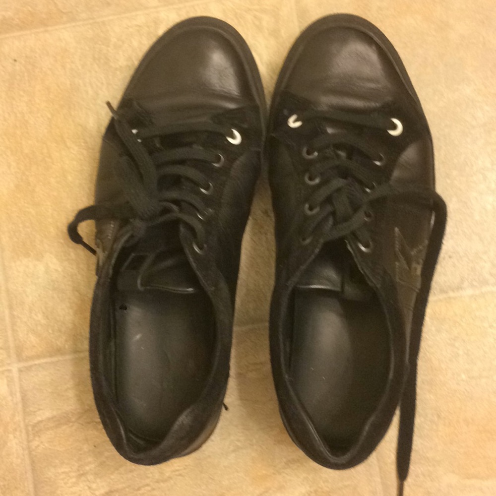 leather karl lagerfield sneakers